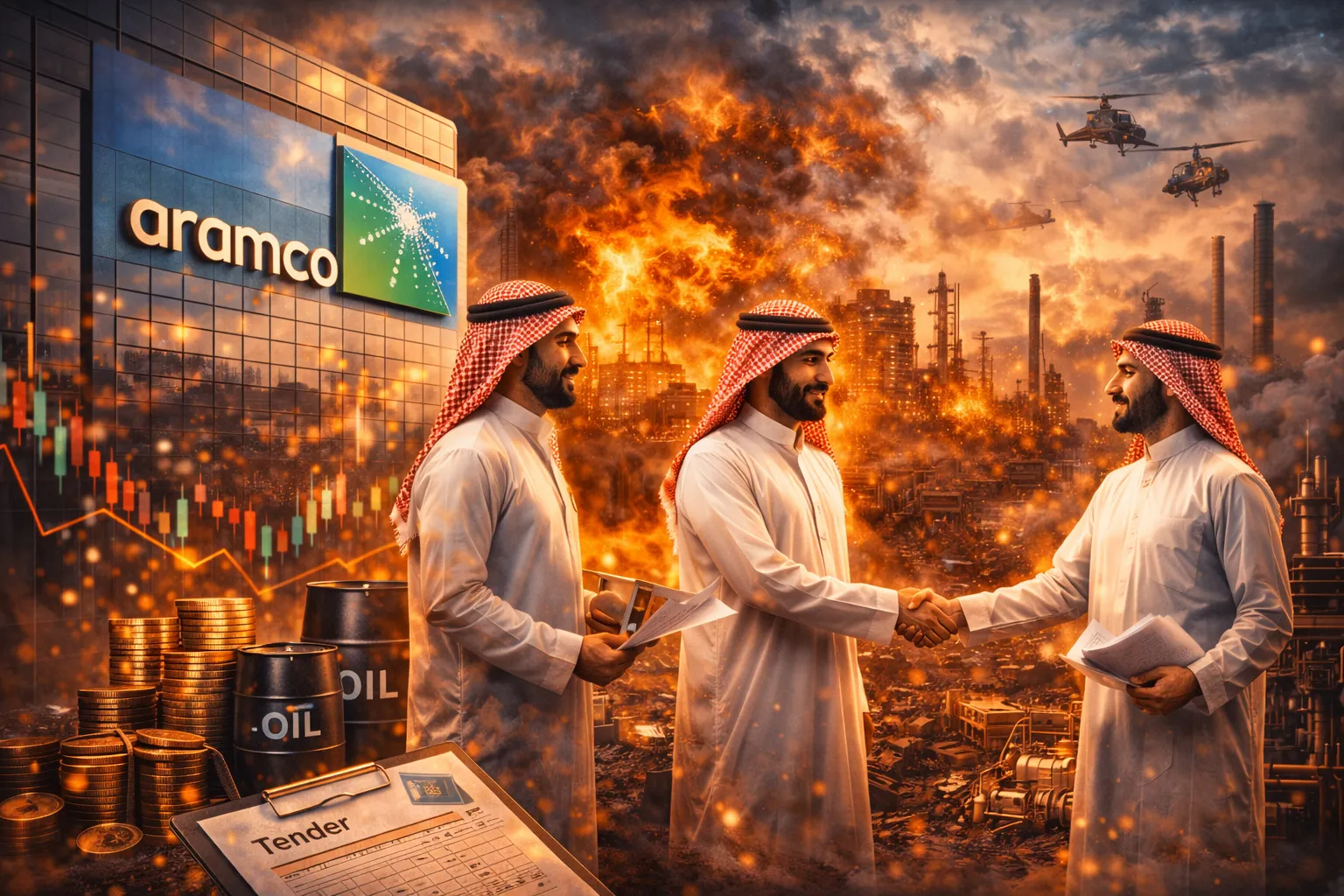 أرامكو السعودية تطرح مناقصات "استثنائية" رغم اضطرابات المنطقة